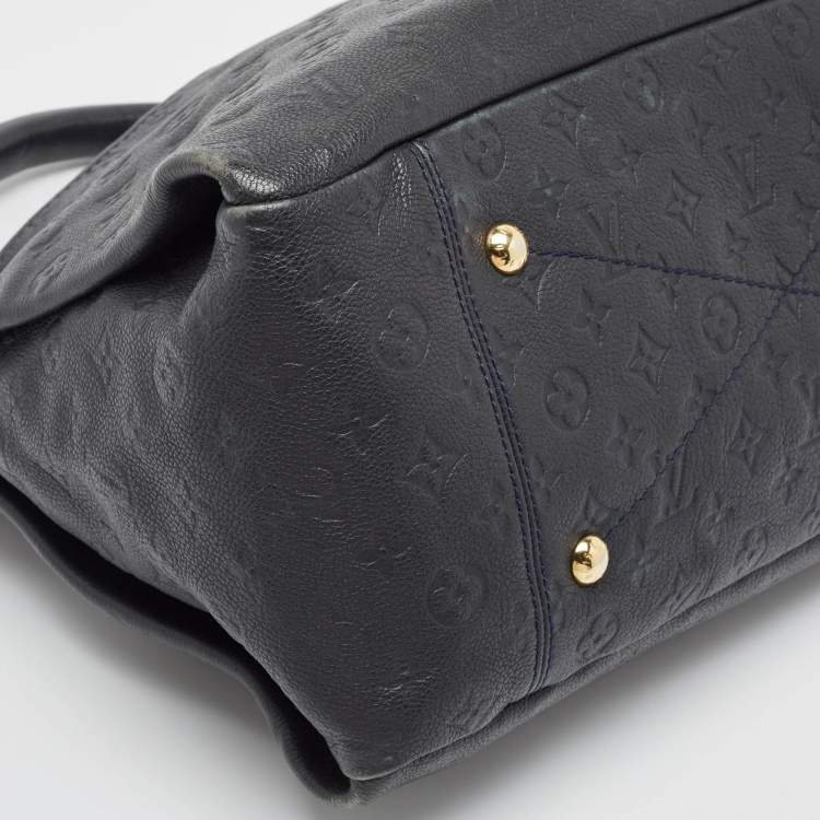 Pre Owned Louis Vuitton Bleu Infini Monogram Empreinte Leather Artsy MM Bag