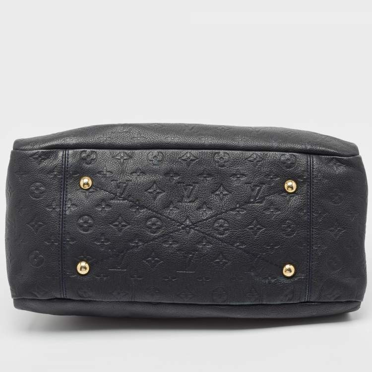 Pre Owned Louis Vuitton Bleu Infini Monogram Empreinte Leather Artsy MM Bag