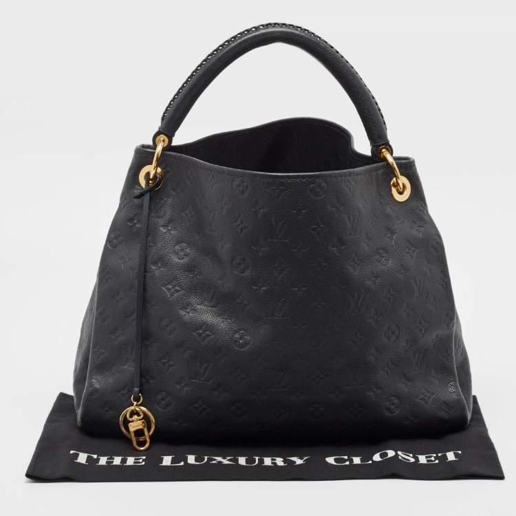 Pre Owned Louis Vuitton Bleu Infini Monogram Empreinte Leather Artsy MM Bag