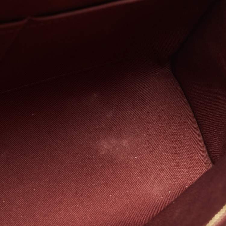 Pre Owned Louis Vuitton Bordeaux Damier Ebene Canvas Bond Street Bag
