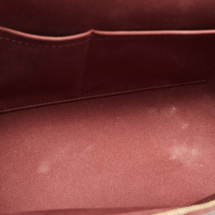 Pre Owned Louis Vuitton Bordeaux Damier Ebene Canvas Bond Street Bag