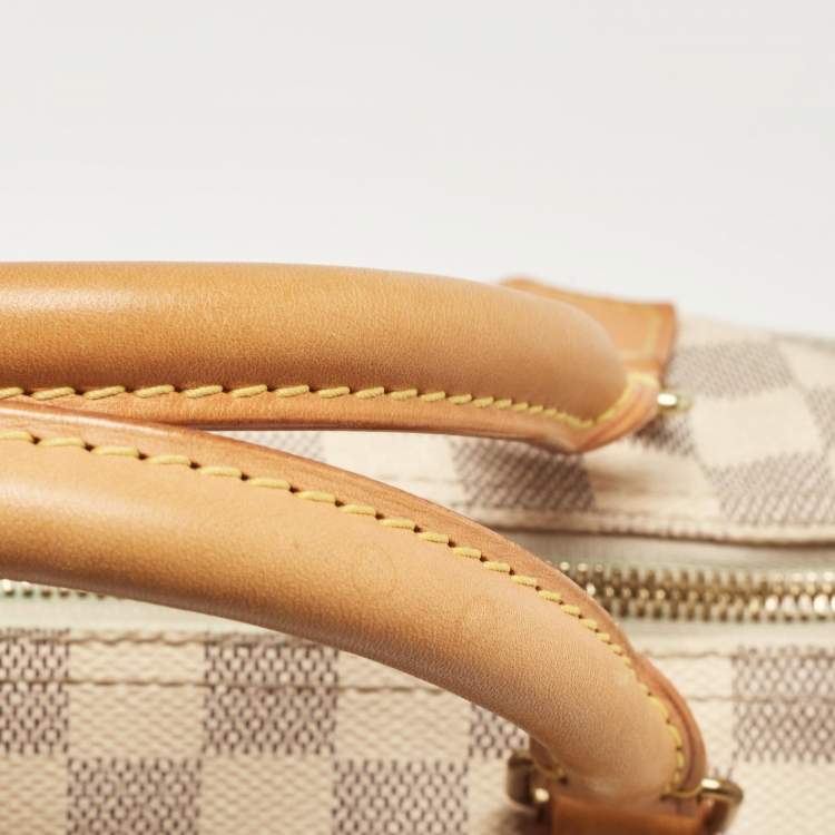 Pre Owned Louis Vuitton Damier Azure Canvas Speedy Bandouliere 30 Bag