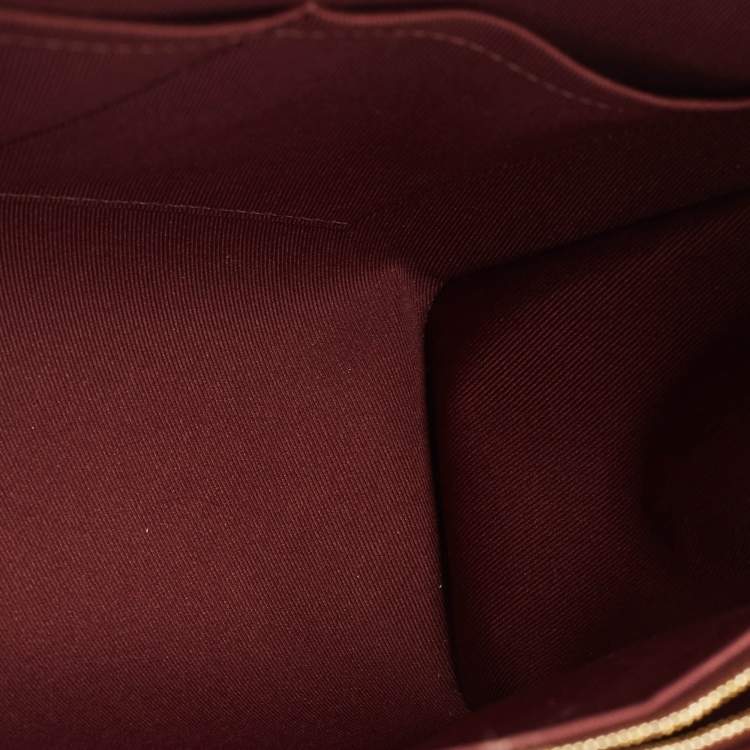 Pre Owned Louis Vuitton Bordeaux Damier Ebene Canvas Bond Street Bag