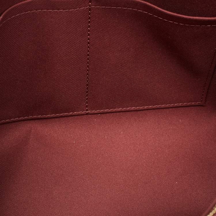 Pre Owned Louis Vuitton Bordeaux Damier Ebene Canvas Bond Street Bag