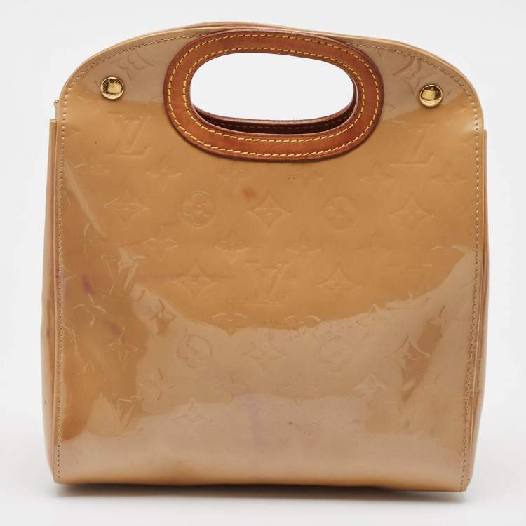 Pre Owned Louis Vuitton Noisette Monogram Vernis Maple Drive Bag