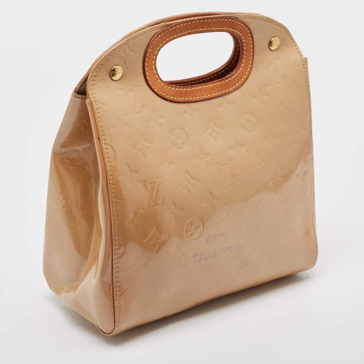 Pre Owned Louis Vuitton Noisette Monogram Vernis Maple Drive Bag