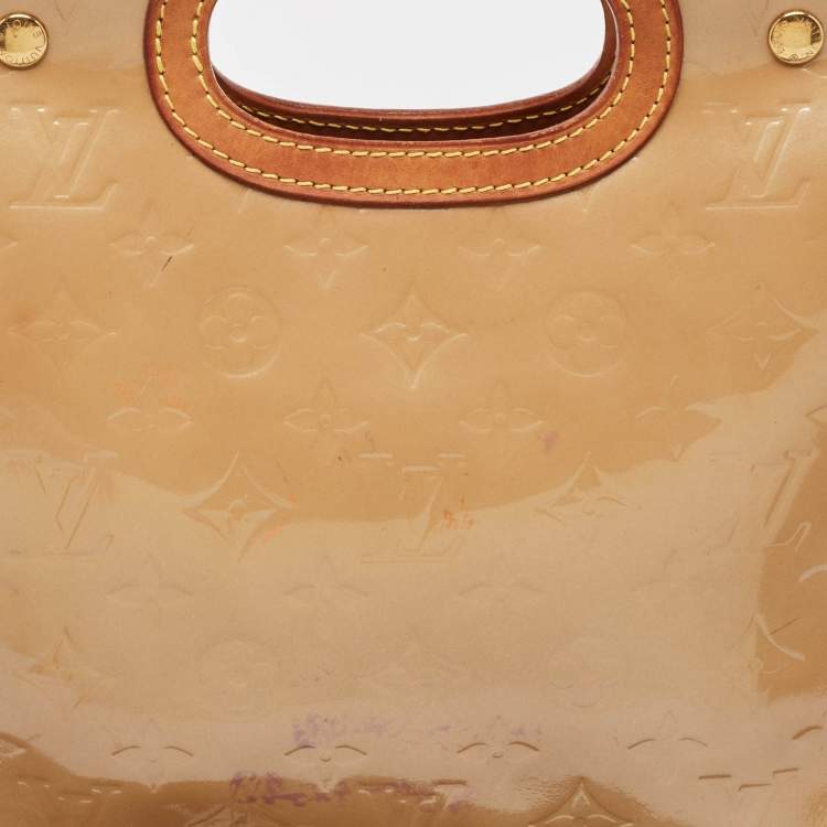 Pre Owned Louis Vuitton Noisette Monogram Vernis Maple Drive Bag