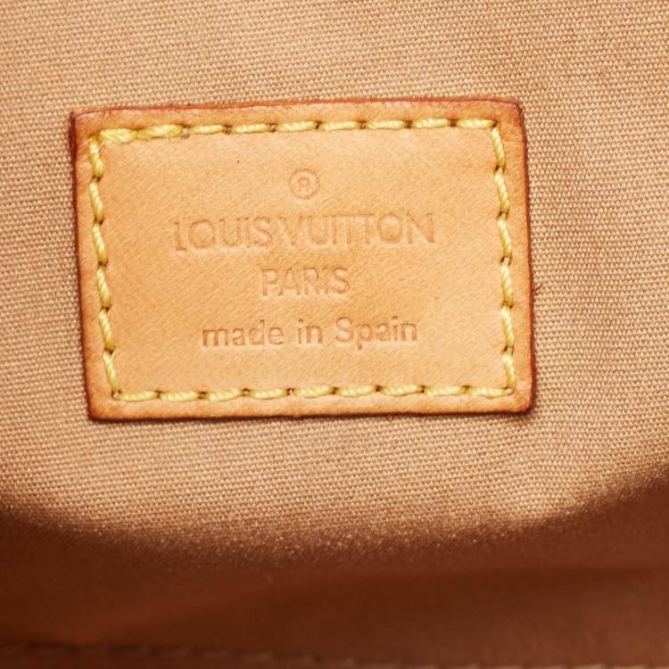Pre Owned Louis Vuitton Noisette Monogram Vernis Maple Drive Bag