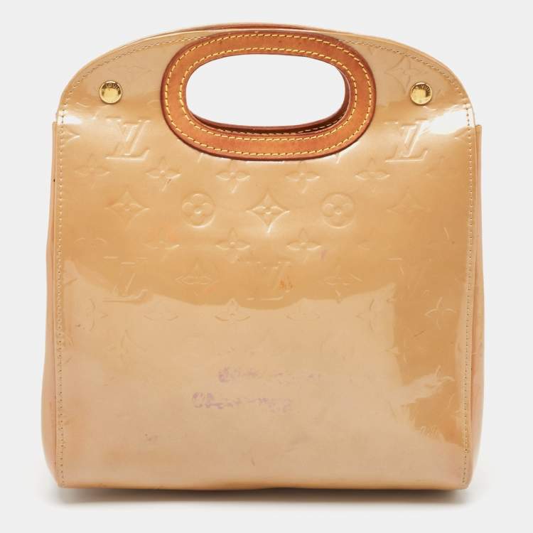 Pre Owned Louis Vuitton Noisette Monogram Vernis Maple Drive Bag