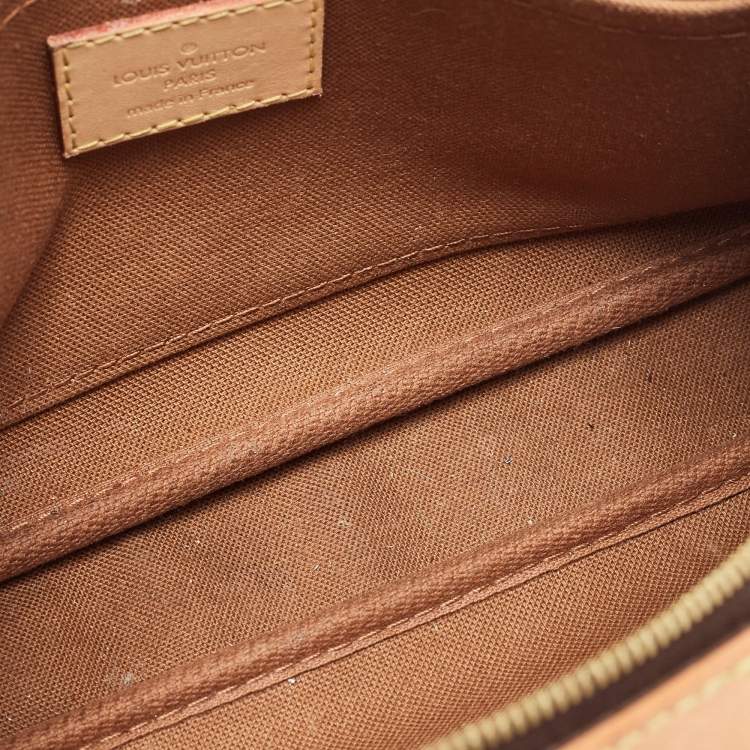 Pre Owned Louis Vuitton Khaki Monogram Canvas My LV World Tour Multi Pochette Accessoires