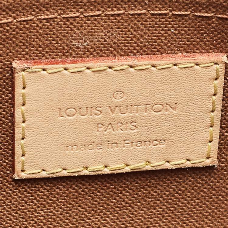 Pre Owned Louis Vuitton Khaki Monogram Canvas My LV World Tour Multi Pochette Accessoires