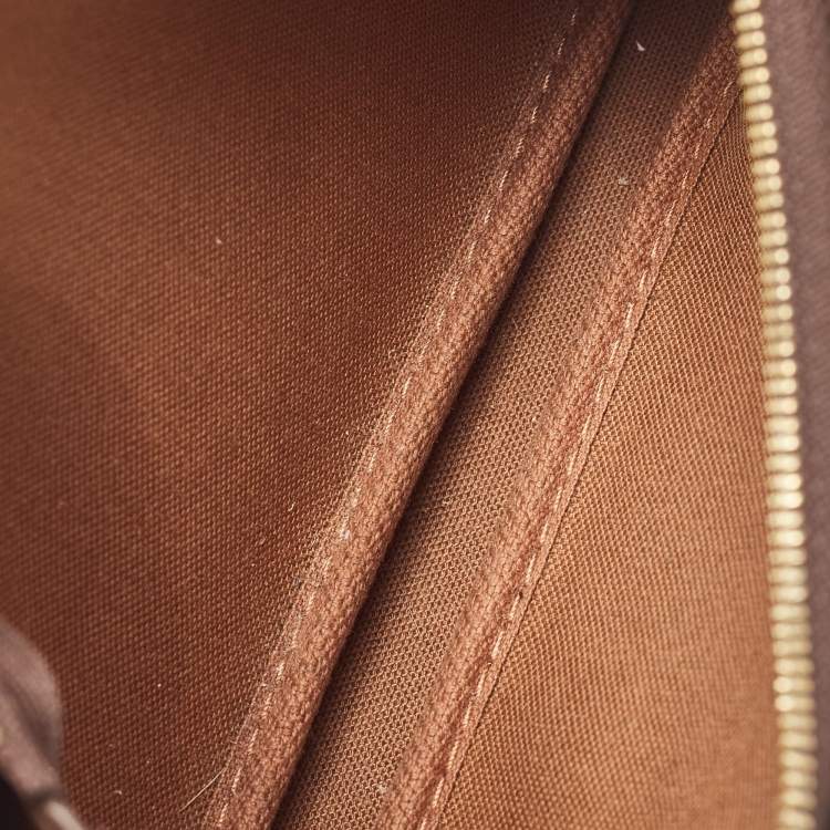 Pre Owned Louis Vuitton Khaki Monogram Canvas My LV World Tour Multi Pochette Accessoires