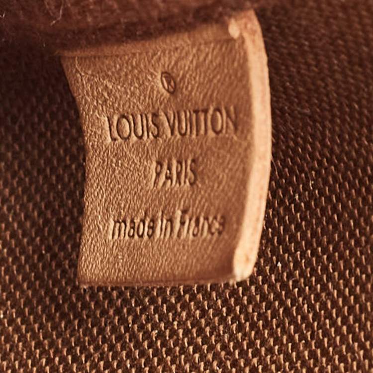 Pre Owned Louis Vuitton Khaki Monogram Canvas My LV World Tour Multi Pochette Accessoires
