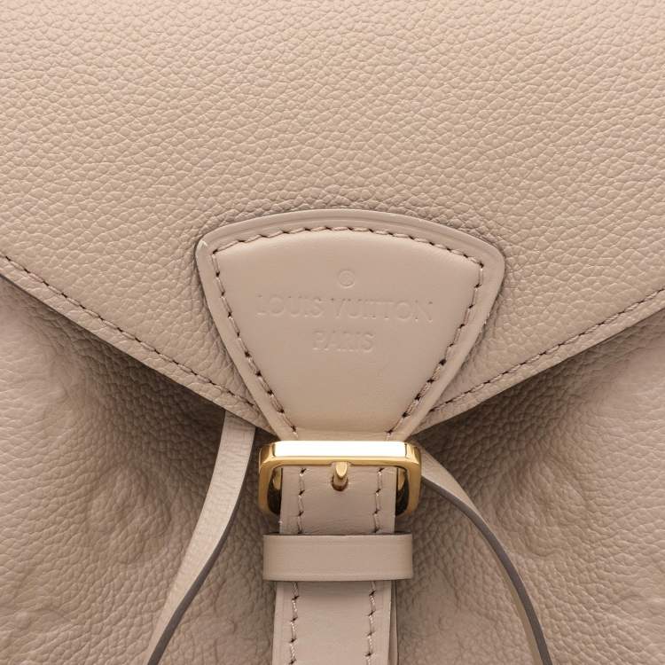 Pre Owned Louis Vuitton Beige Monogram Empriente Leather Montsouris PM Backpack