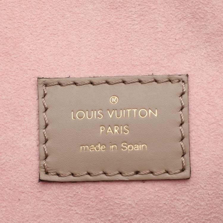 Pre Owned Louis Vuitton Beige Monogram Empriente Leather Montsouris PM Backpack