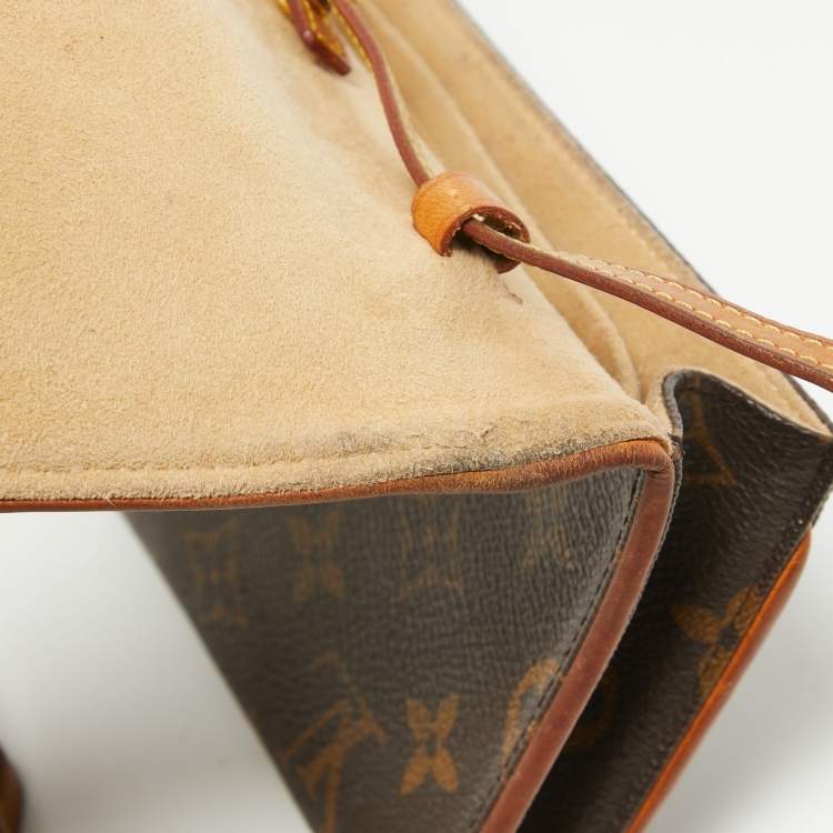 Pre Owned Louis Vuitton Monogram Canvas Twin Pochette GM Bag