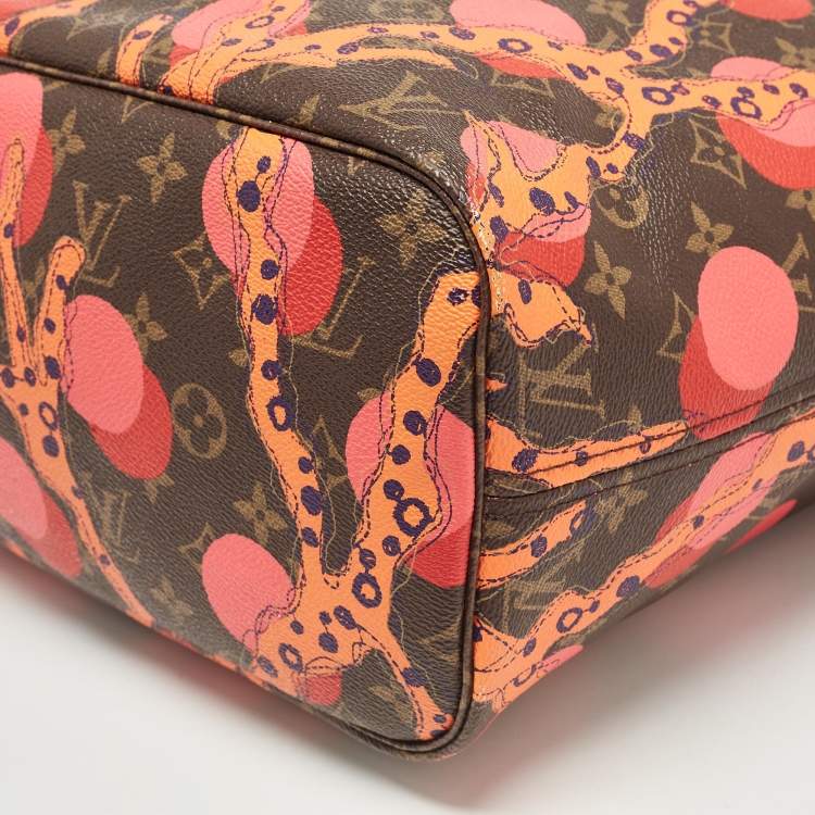 Pre Owned Louis Vuitton Grenade Monogram Canvas Ramages Neverfull MM Bag