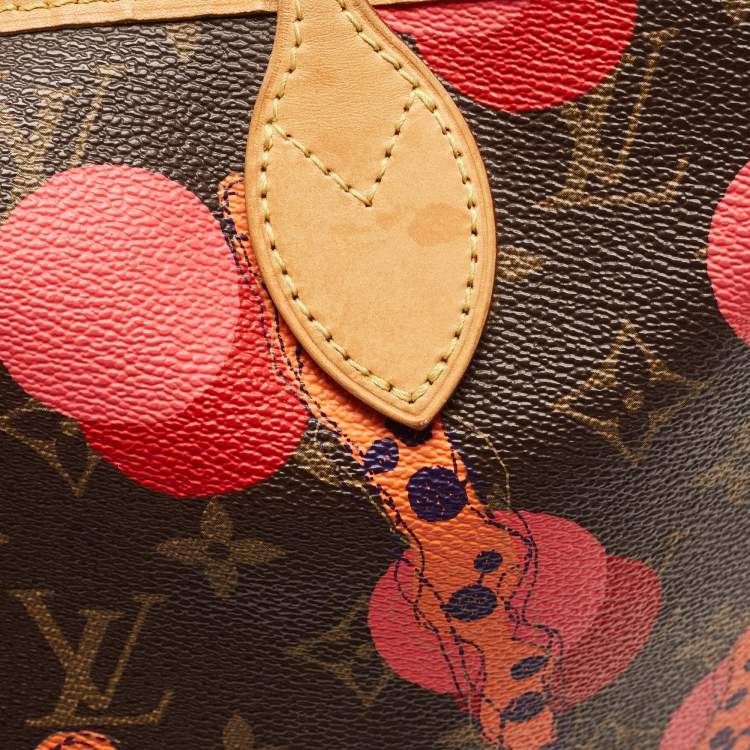 Pre Owned Louis Vuitton Grenade Monogram Canvas Ramages Neverfull MM Bag
