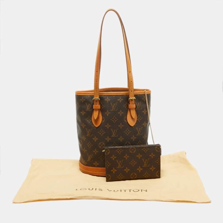 Pre Owned Louis Vuitton Monogram Canvas Bucket PM Bag