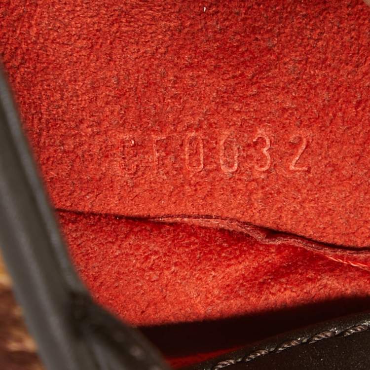 Pre Owned Louis Vuitton Damier Ebene Sauvage Calfhair Impala Bag