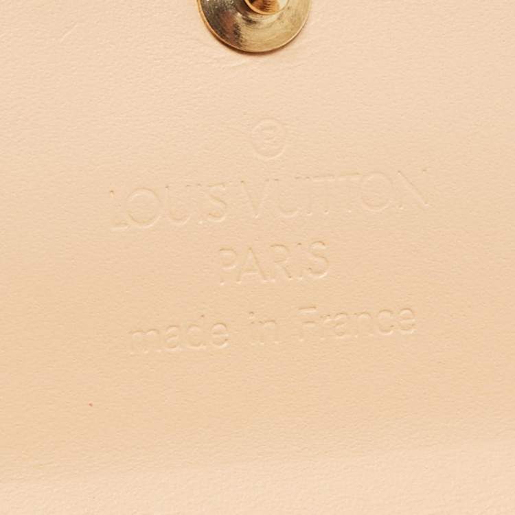 Pre Owned Louis Vuitton White Monogram Multicolore Canvas Porte-Monnaie Plat Coin Purse