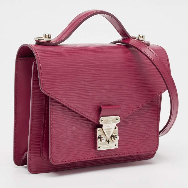 مملوكة مسبقًا Louis Vuitton Fuchsia Epi Leather Monceau BB Bag