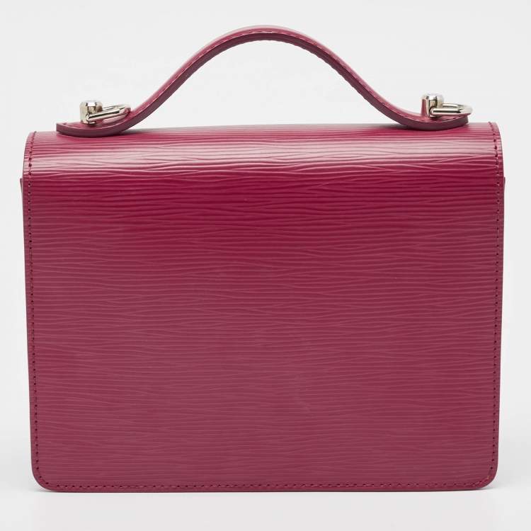 مملوكة مسبقًا Louis Vuitton Fuchsia Epi Leather Monceau BB Bag