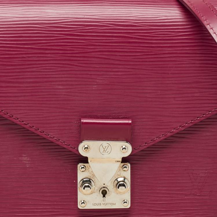 مملوكة مسبقًا Louis Vuitton Fuchsia Epi Leather Monceau BB Bag