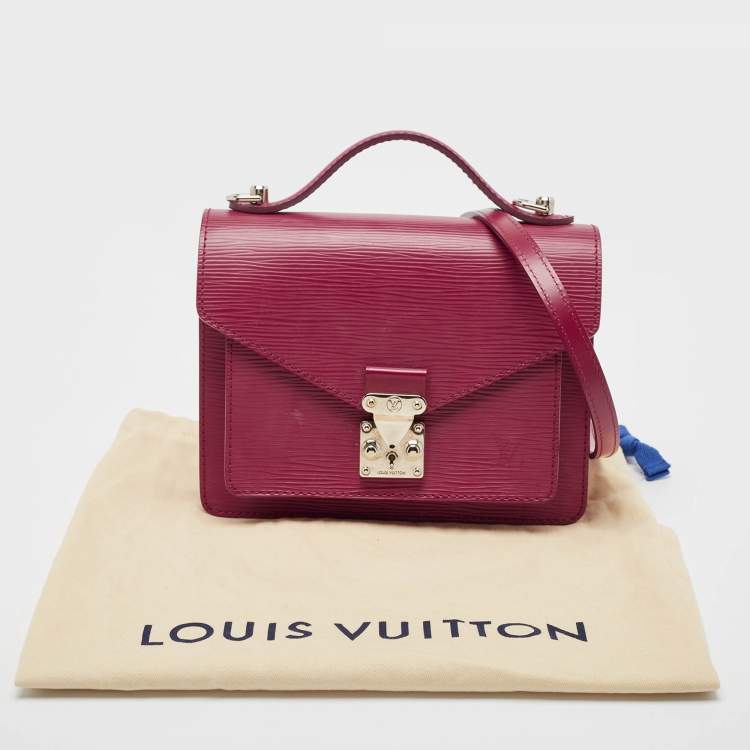 مملوكة مسبقًا Louis Vuitton Fuchsia Epi Leather Monceau BB Bag