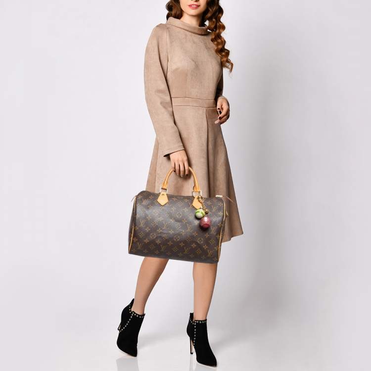 Pre Owned Louis Vuitton Monogram Canvas Speedy 30 Bag