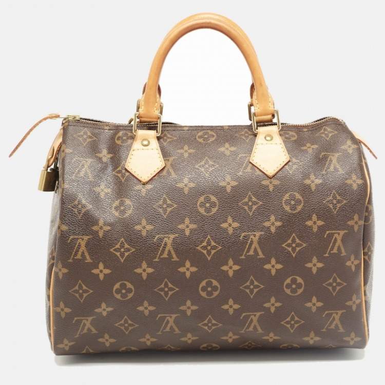 Pre Owned Louis Vuitton Monogram Canvas Speedy 30 Bag
