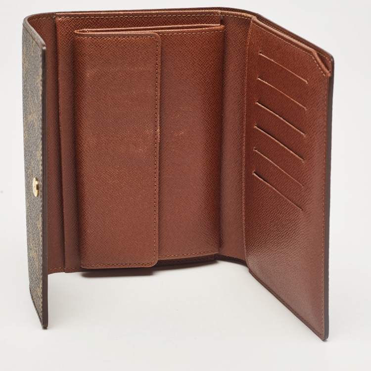 Pre Owned Louis Vuitton Monogram Canvas Porte Tresor Etui Papier Wallet