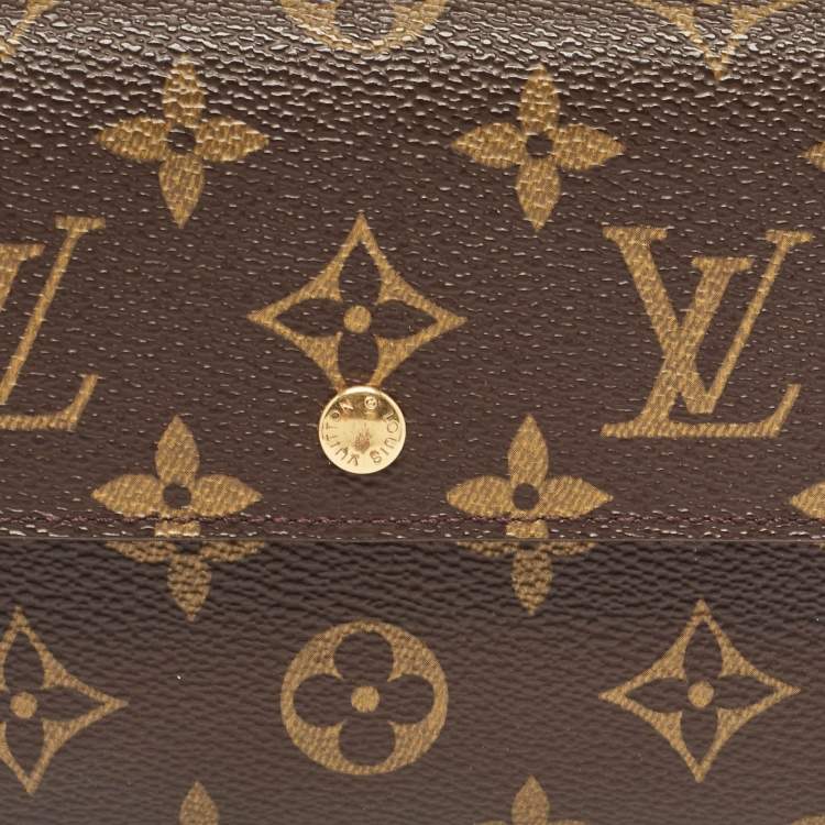 Pre Owned Louis Vuitton Monogram Canvas Porte Tresor Etui Papier Wallet