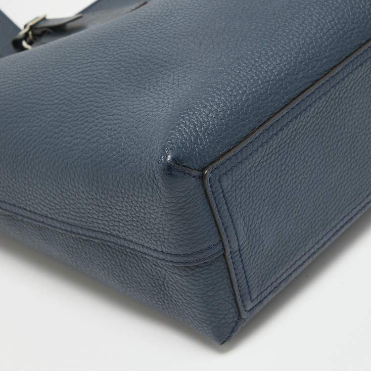 مملوكة مسبقًا Louis Vuitton Marine Taurillon Leather Cabas Voyage Bag