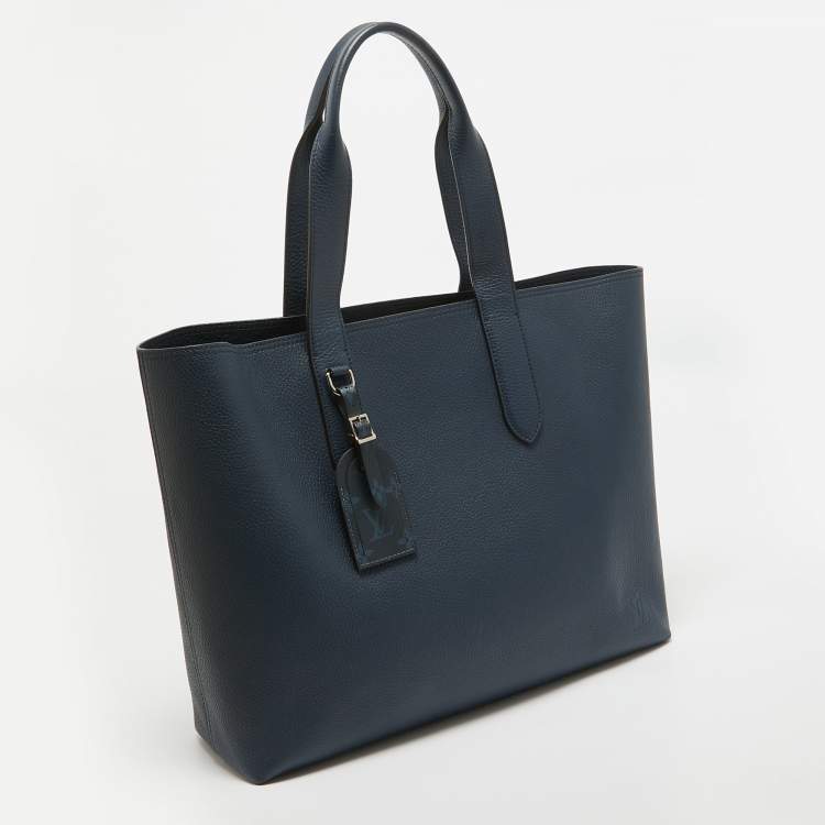 مملوكة مسبقًا Louis Vuitton Marine Taurillon Leather Cabas Voyage Bag