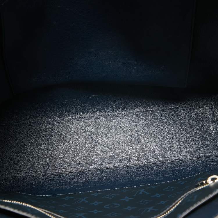 مملوكة مسبقًا Louis Vuitton Marine Taurillon Leather Cabas Voyage Bag