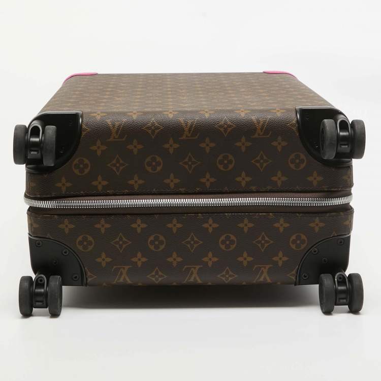 Pre Owned Louis Vuitton Fuchsia Monogram Canvas Horizon 55 Suitcase