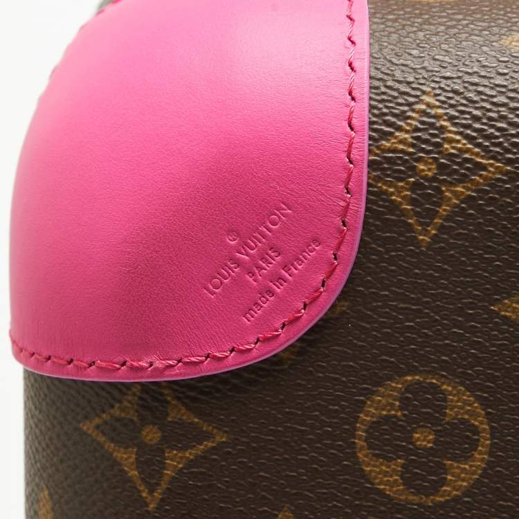 Pre Owned Louis Vuitton Fuchsia Monogram Canvas Horizon 55 Suitcase