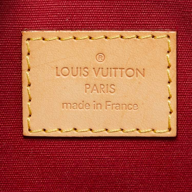 Pre Owned Louis Vuitton Pomme D’amour Monogram Vernis Bellevue PM Bag