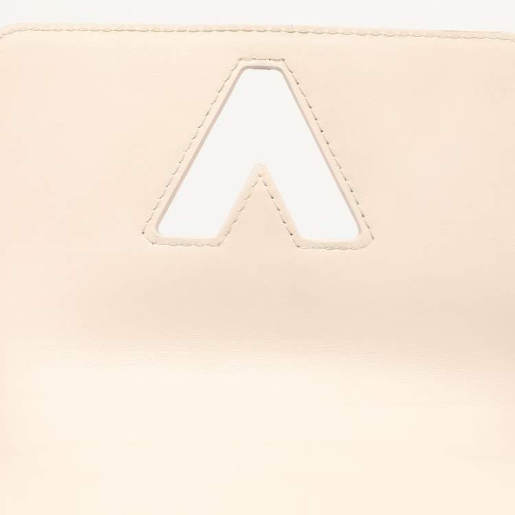 Pre Owned Louis Vuitton Light Beige Epi Leather Twist Braided Handle PM Bag