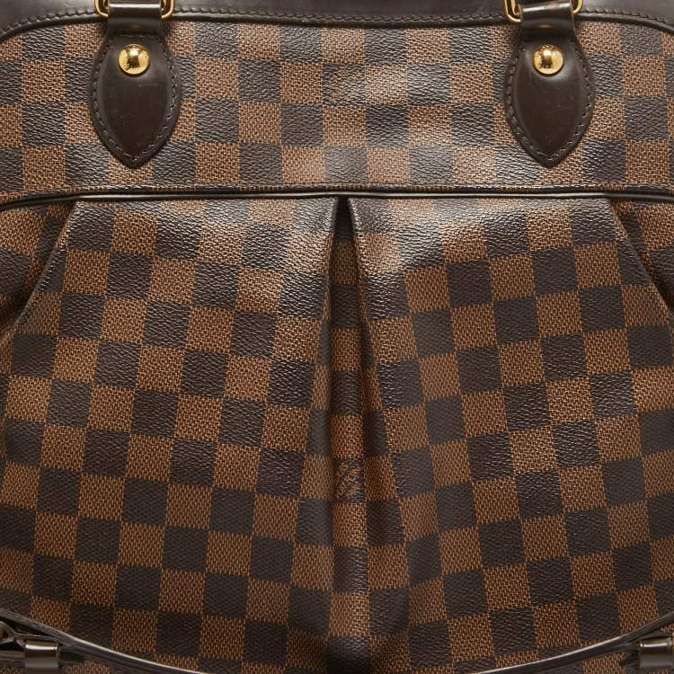 Pre Owned Louis Vuitton Damier Ebene Canvas Trevi GM Bag