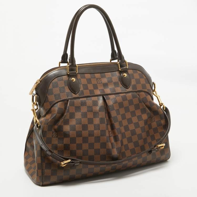 Pre Owned Louis Vuitton Damier Ebene Canvas Trevi GM Bag