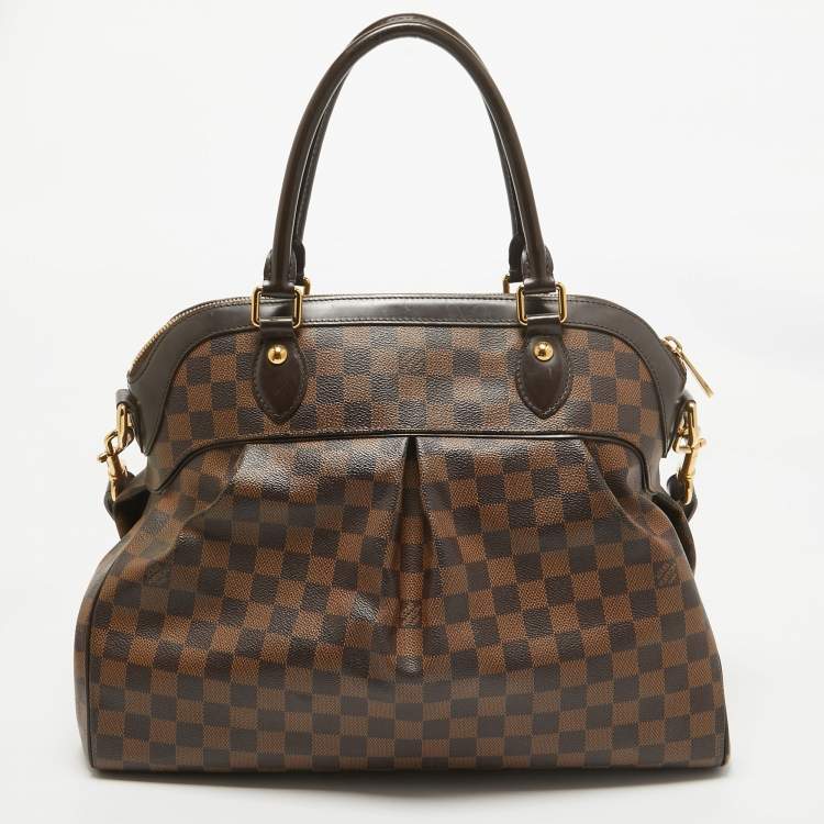 Pre Owned Louis Vuitton Damier Ebene Canvas Trevi GM Bag