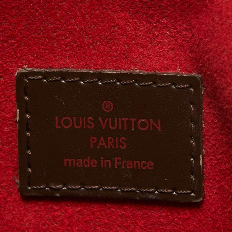 Pre Owned Louis Vuitton Damier Ebene Canvas Trevi GM Bag