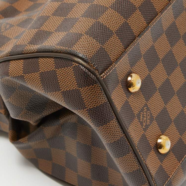 Pre Owned Louis Vuitton Damier Ebene Canvas Trevi GM Bag