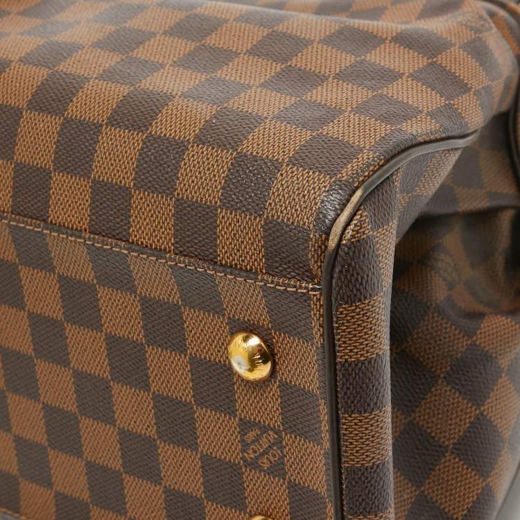 Pre Owned Louis Vuitton Damier Ebene Canvas Trevi GM Bag