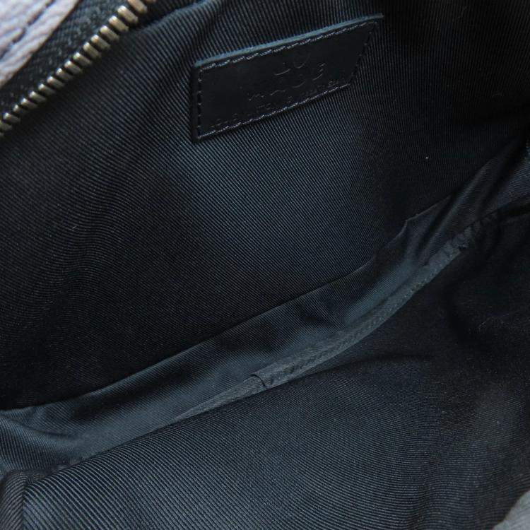 Pre Owned Louis Vuitton Black Monogram Eclipse Canvas Nigo Stripes Modular Sling Bag