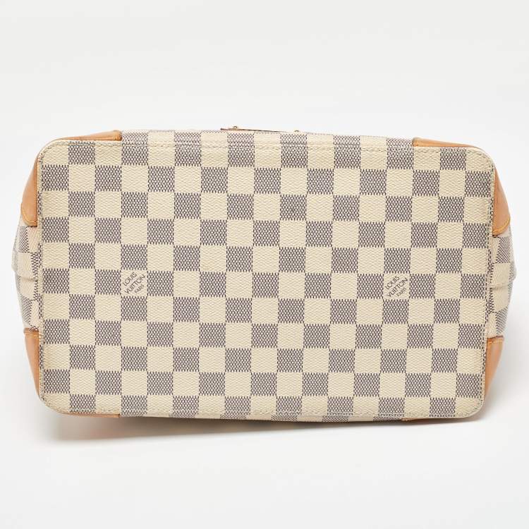 Pre Owned Louis Vuitton Damier Azur Canvas Hampstead PM Bag