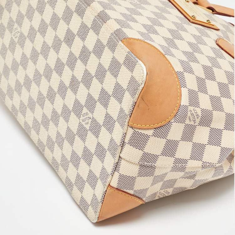 Pre Owned Louis Vuitton Damier Azur Canvas Hampstead PM Bag