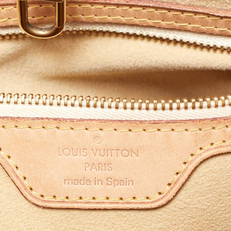 Pre Owned Louis Vuitton Damier Azur Canvas Hampstead PM Bag